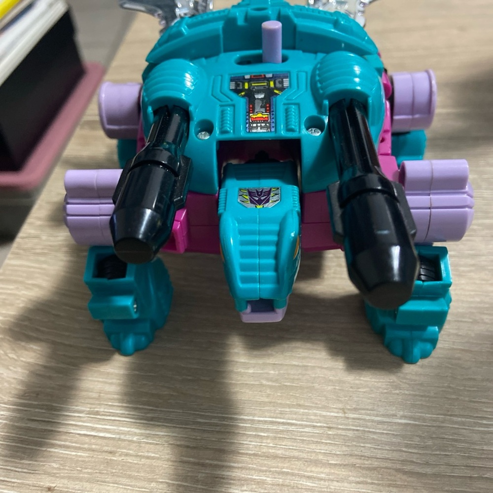 Vintage Hasbro 1987 Transformers G1 Decepticon Snaptrap Turtler Seacons